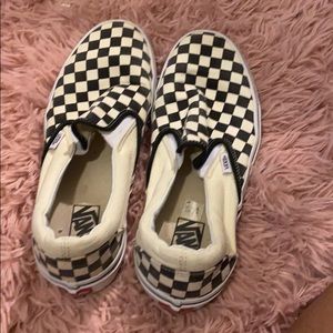 checkerboard vans